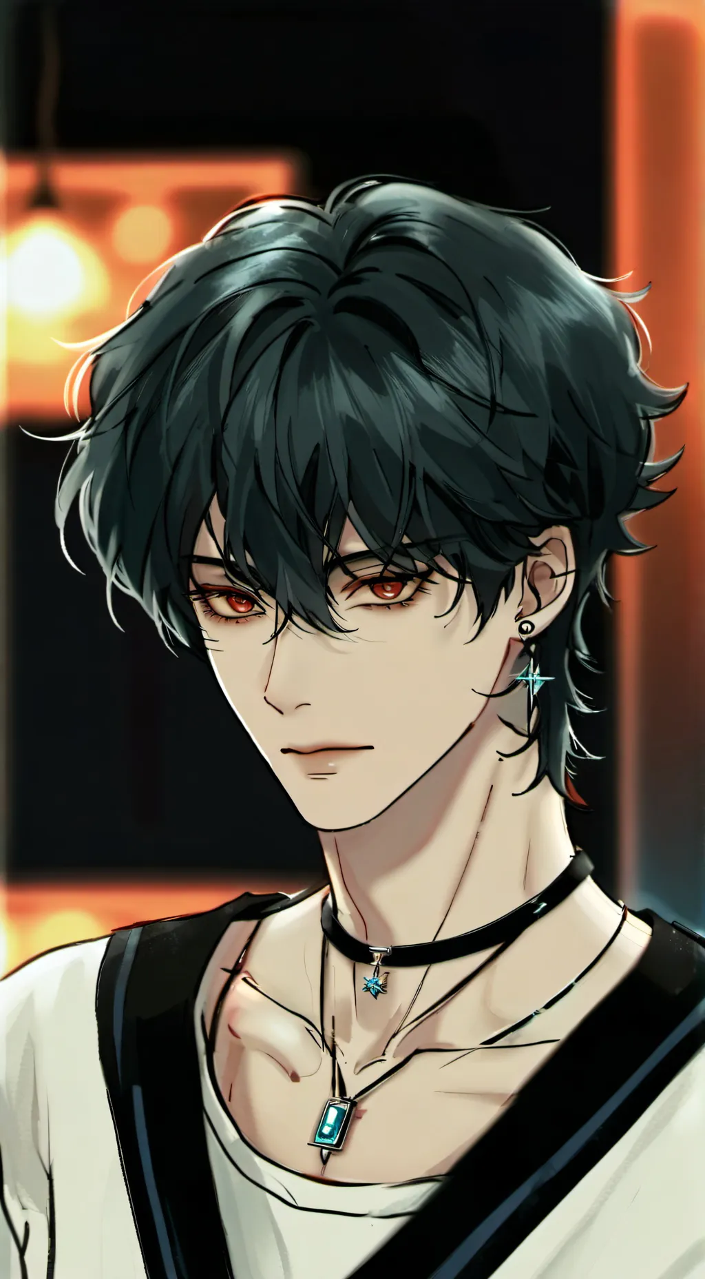 ai character: Tae joo🩷 background