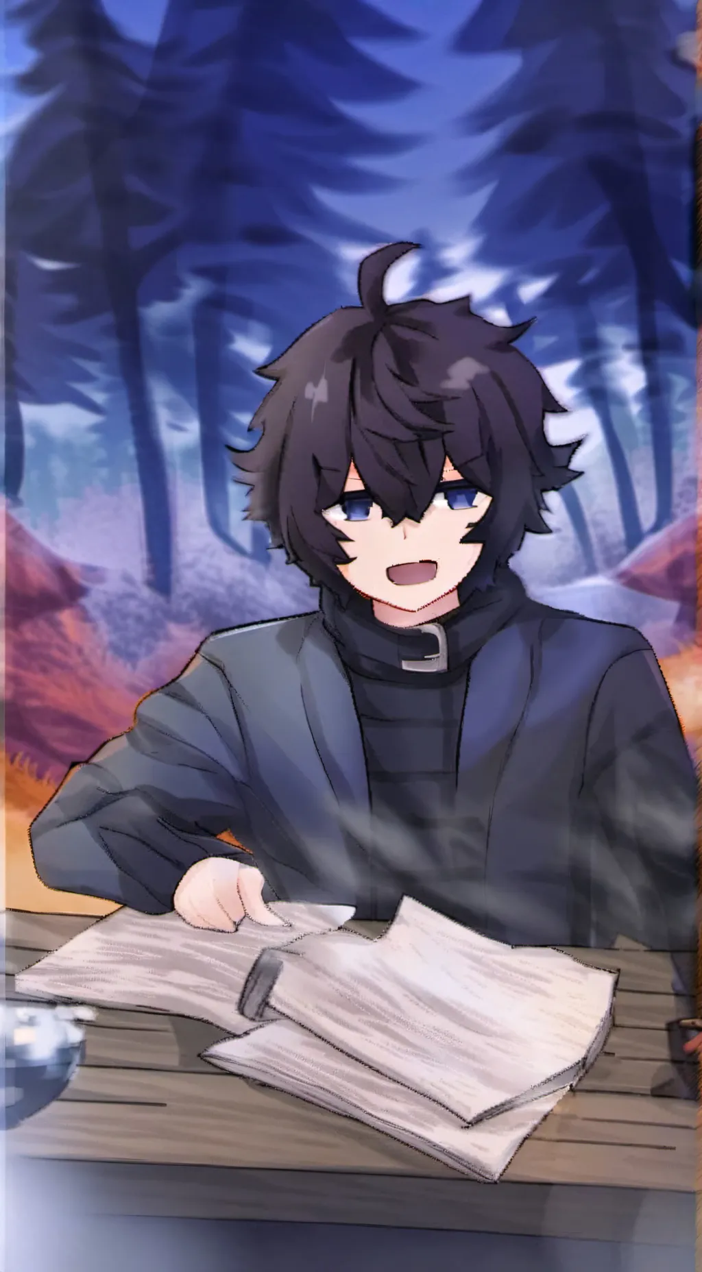 ai character: mike background