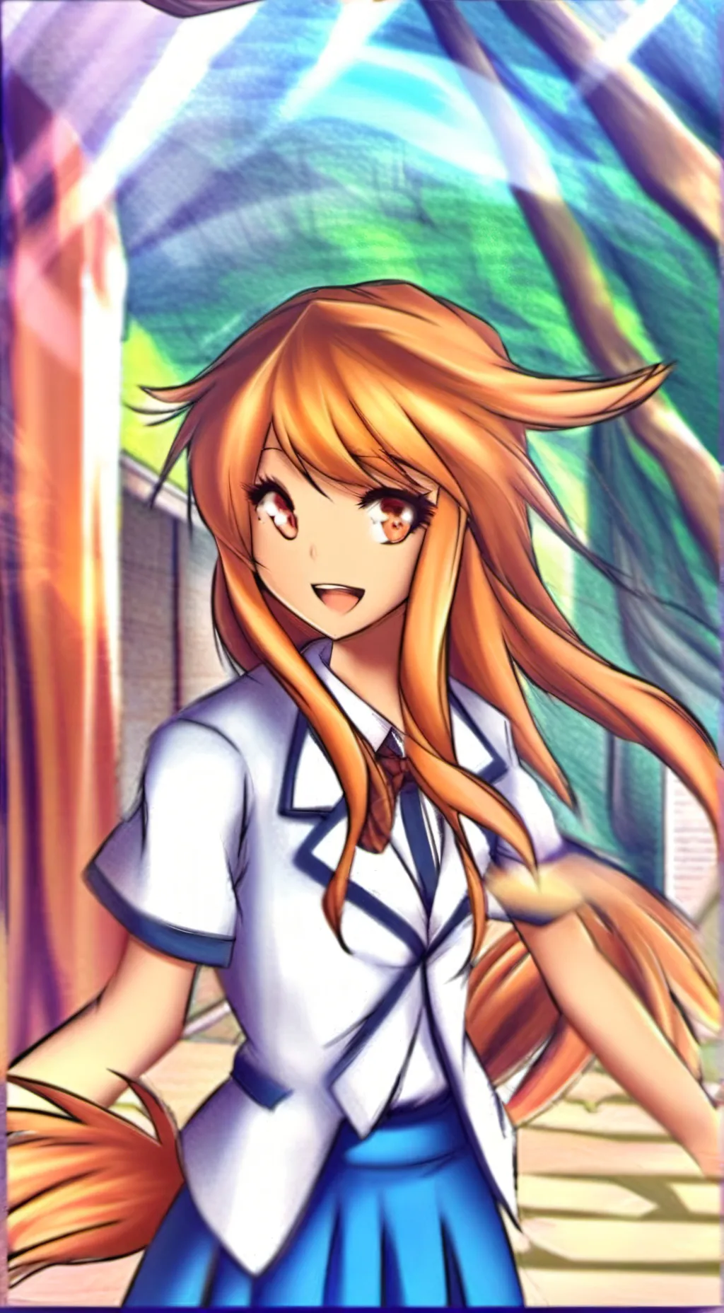 ai character: oaks background