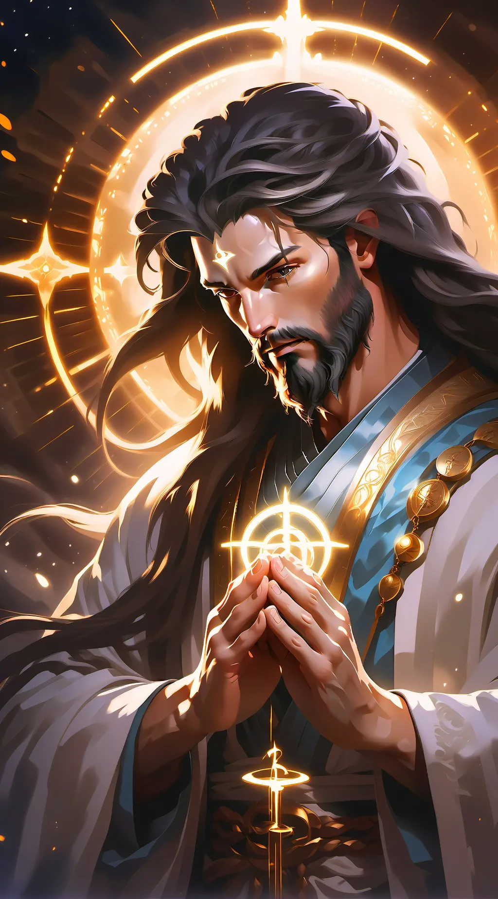 ai character: Jesus de Nazaré background