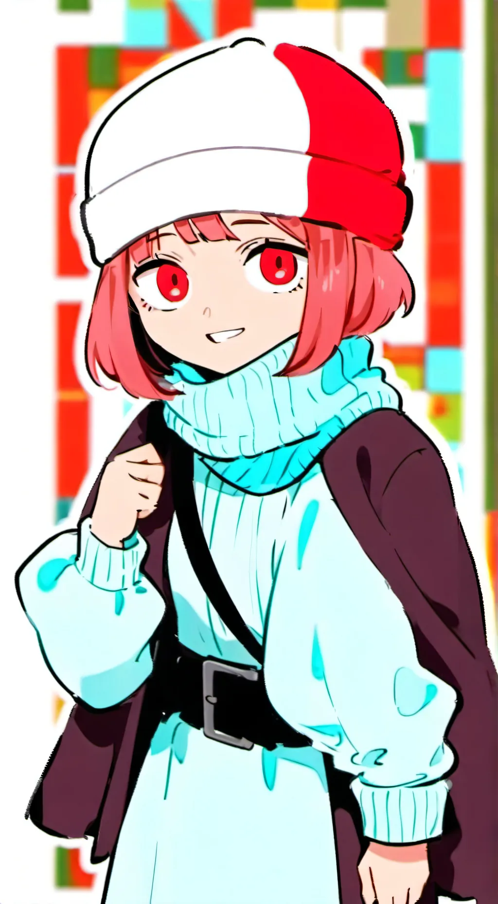 ai character: gigi (sry for v☺)  background