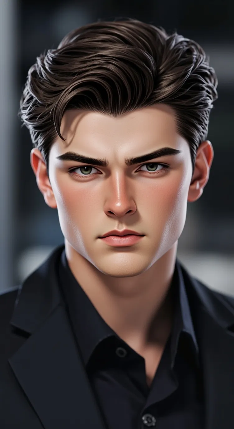 ai character: Caden Noir background