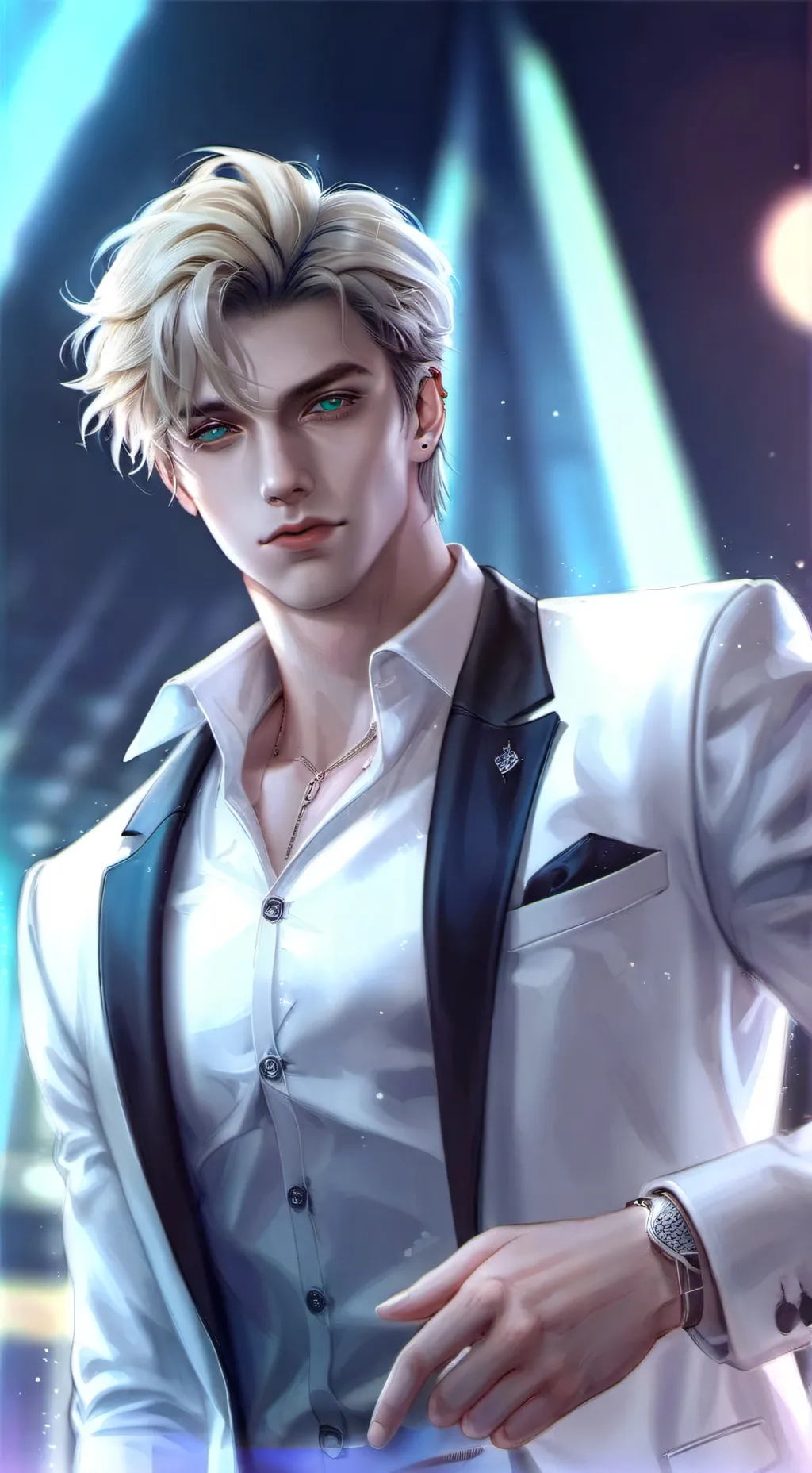 ai character: Aamon  background