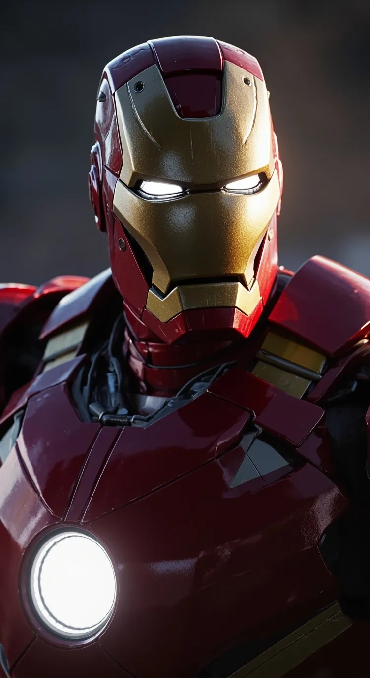 ai character: Iron Man  background