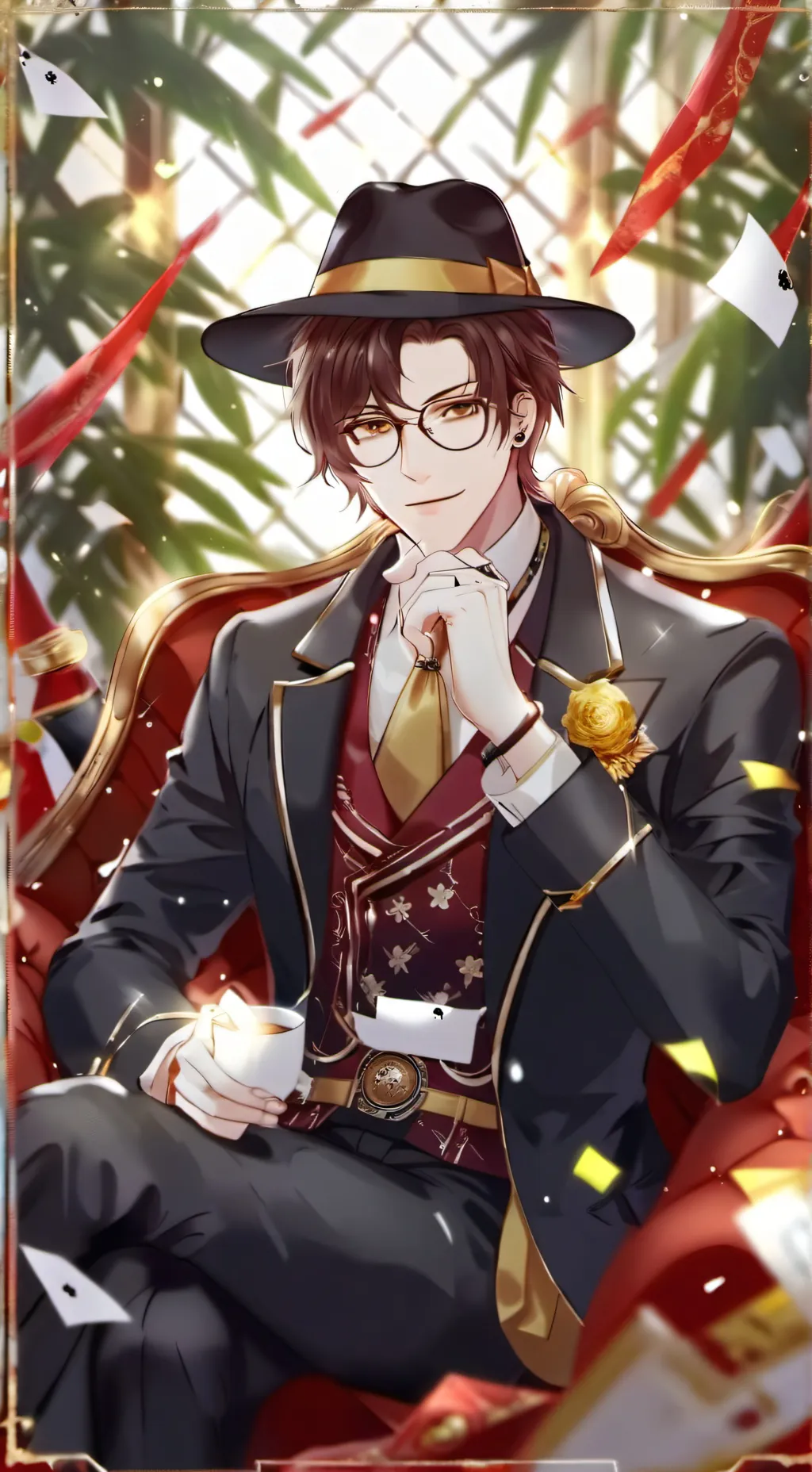 ai character: papa ou père  background