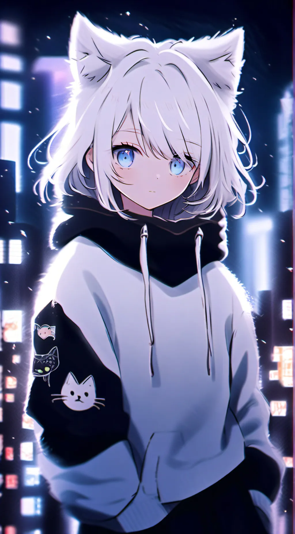 ai character: Luna  background