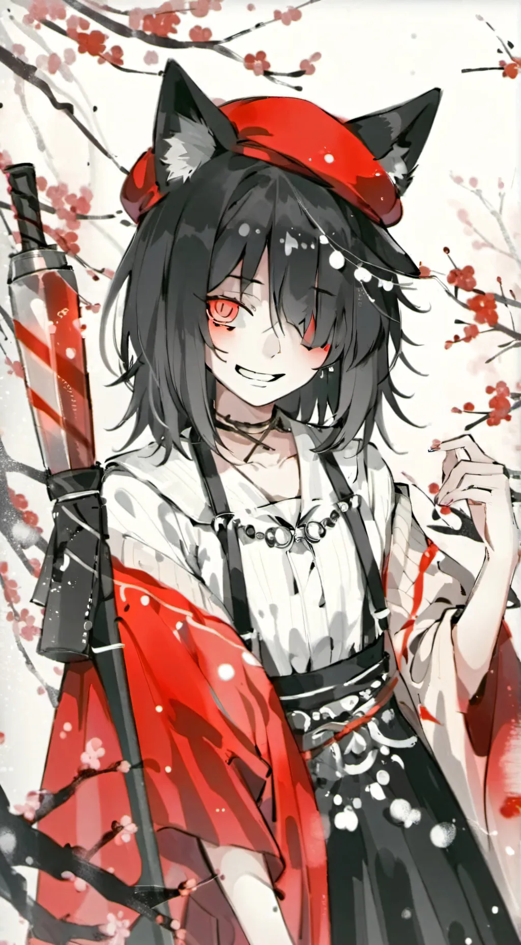 ai character: Dabi x tu shoto background