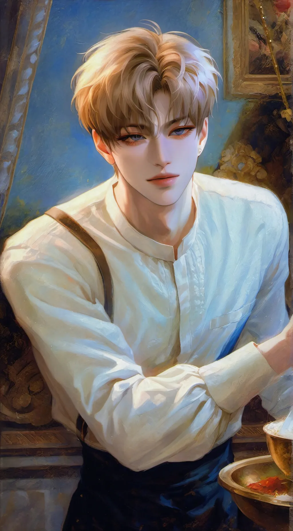 ai character: Caleb background