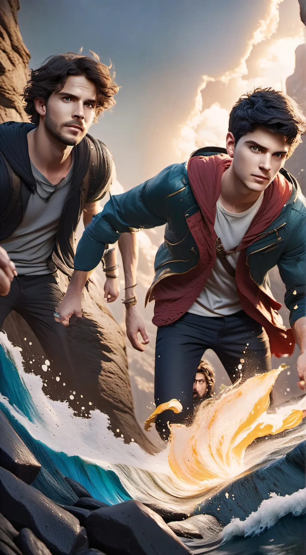 ai character: Epic x PJO background