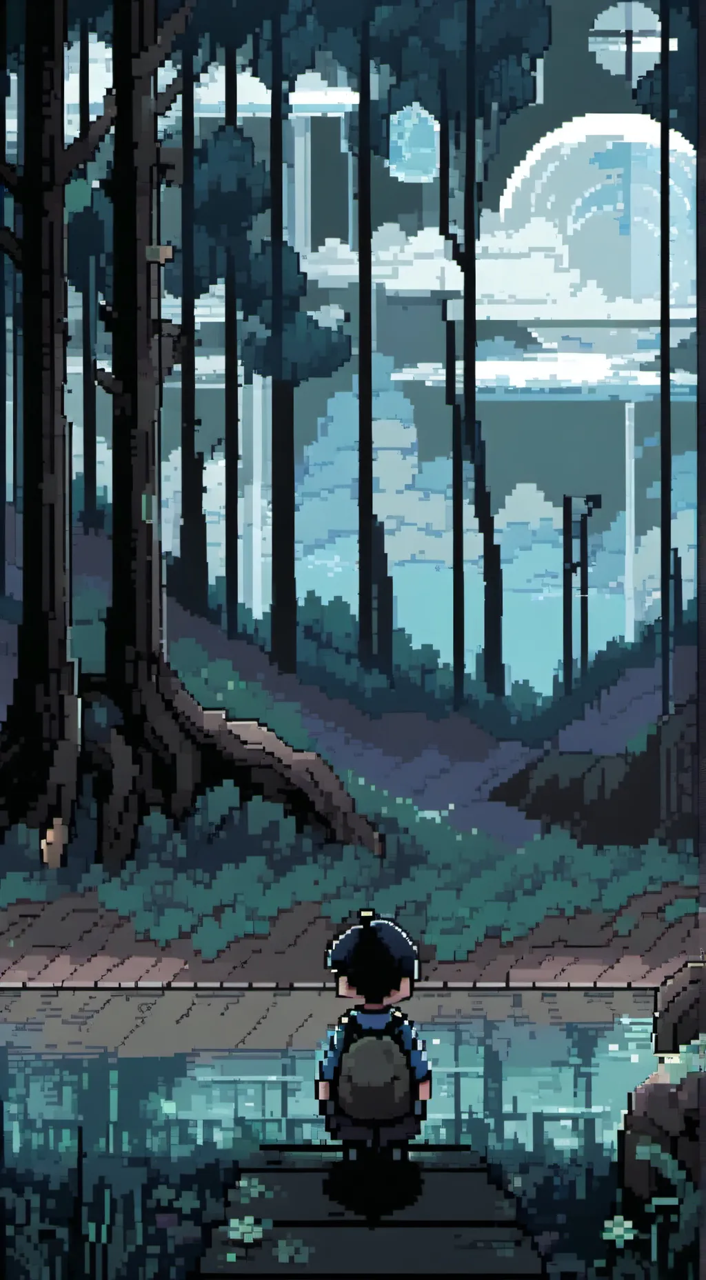 ai character: Dandys world background