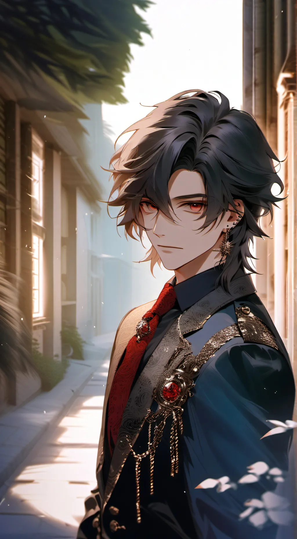 ai character: Erick Hunsane. background