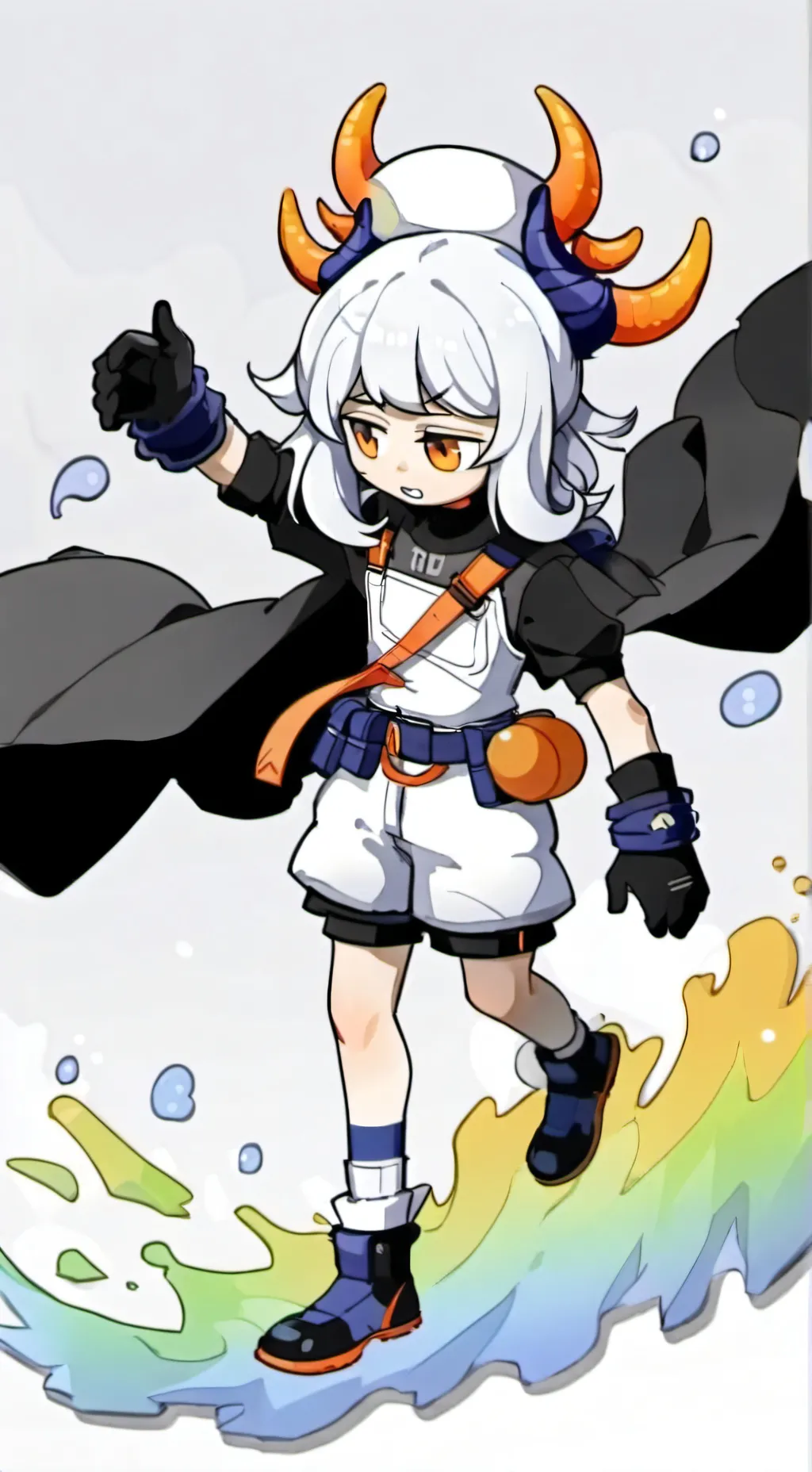 ai character: Dandandan  background