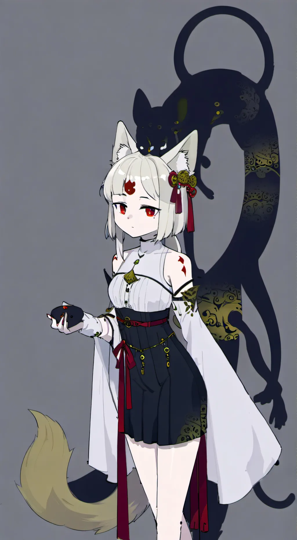 ai character: ⭐Yandere scraps. 🐱 background