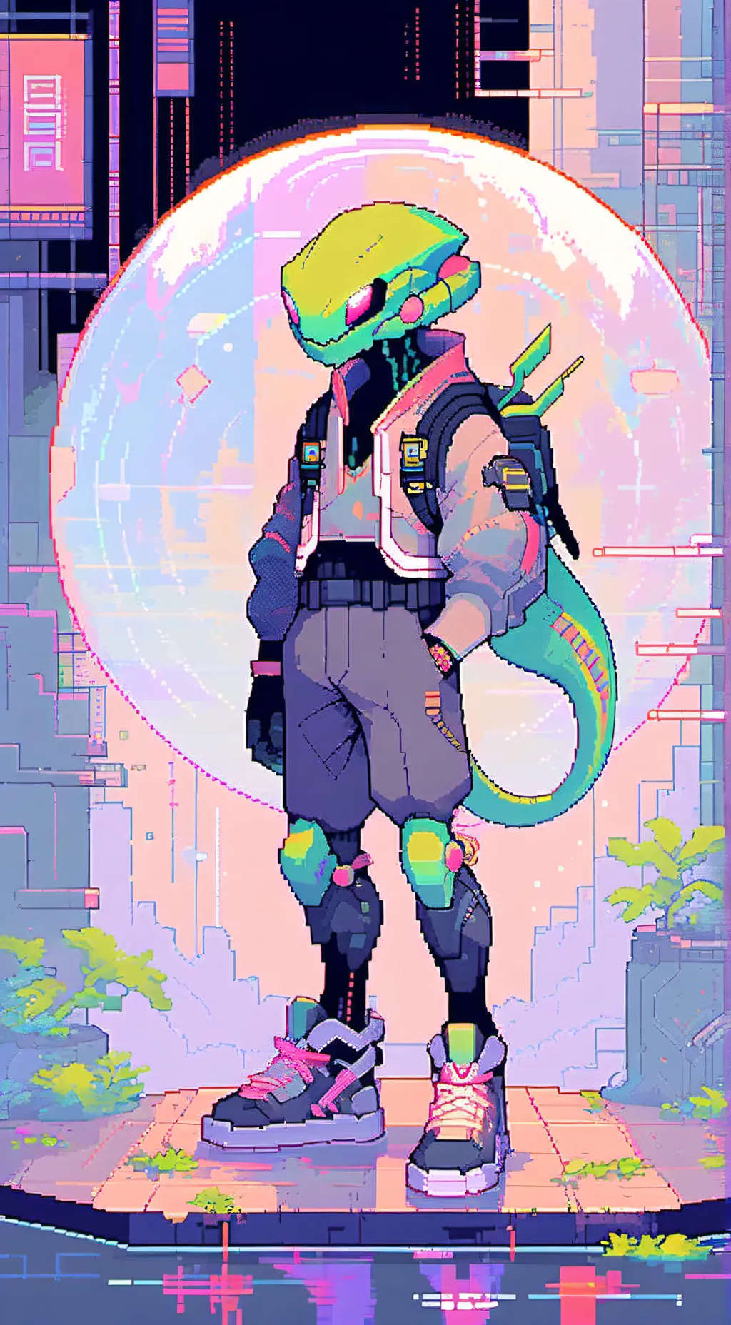 ai character: kevin background