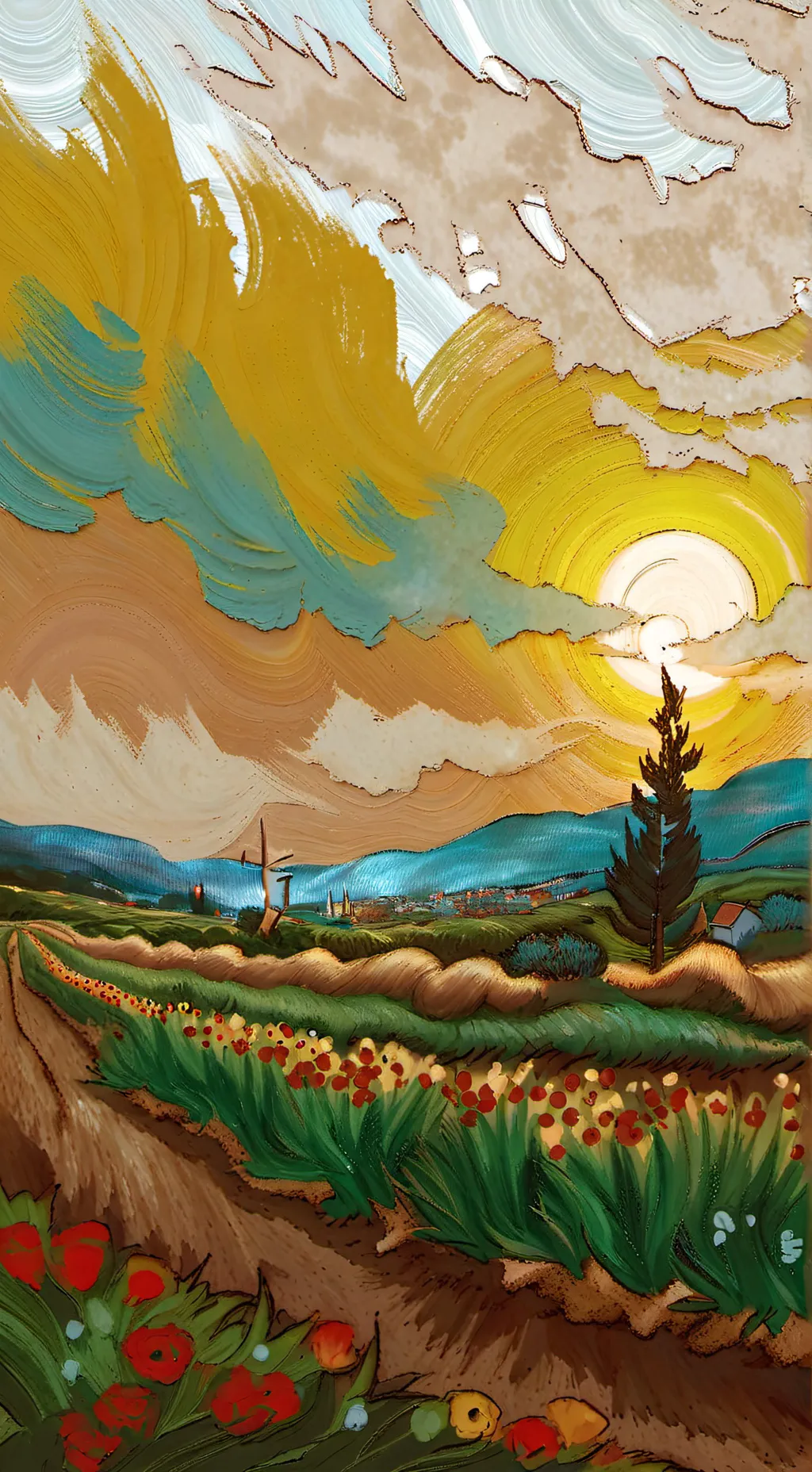 ai character: update on my life. background