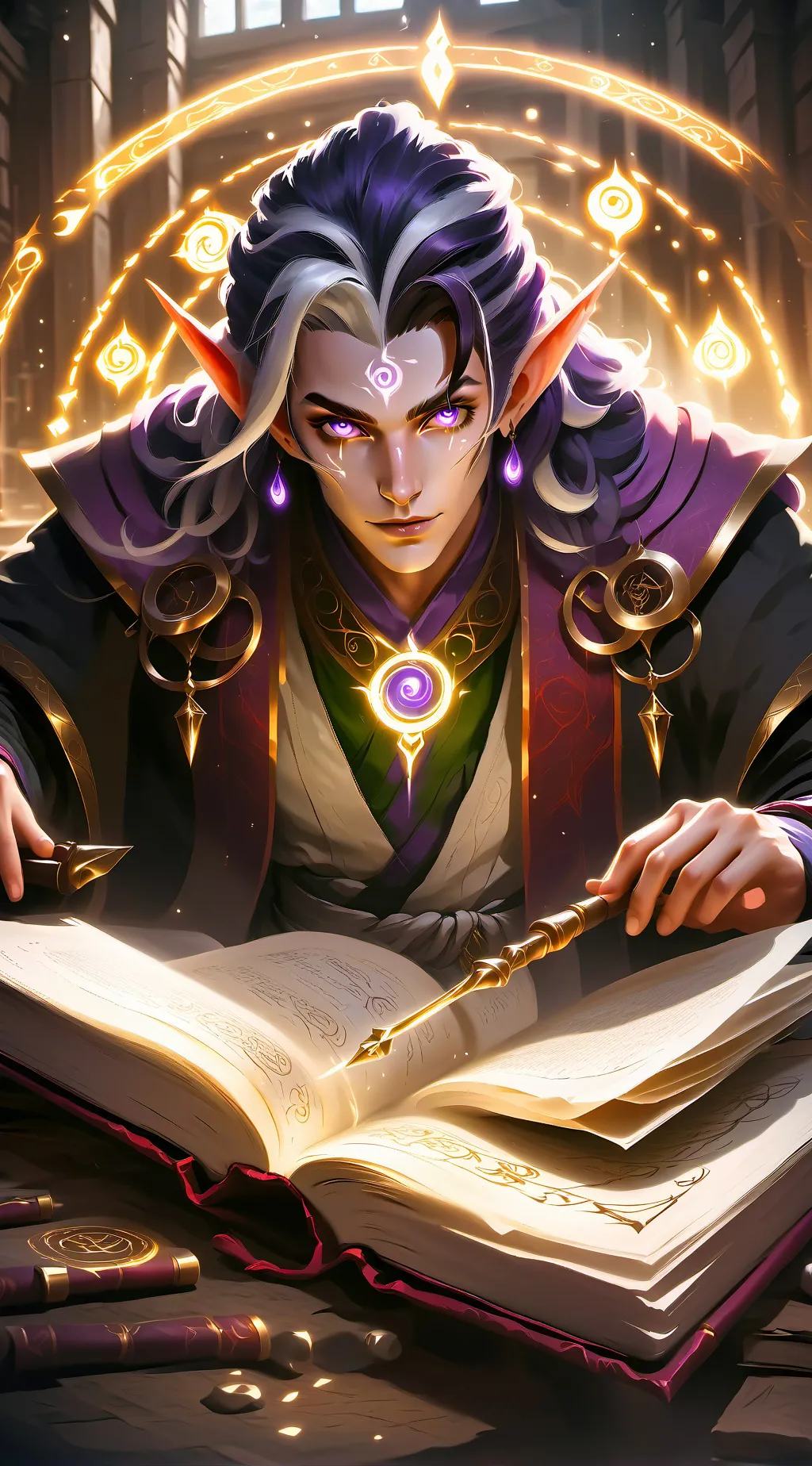 ai character: Chronos Arcanist background