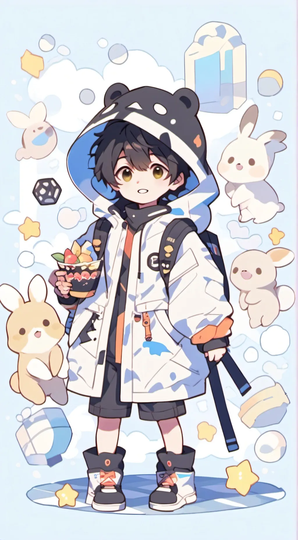 ai character: Hyunjin background