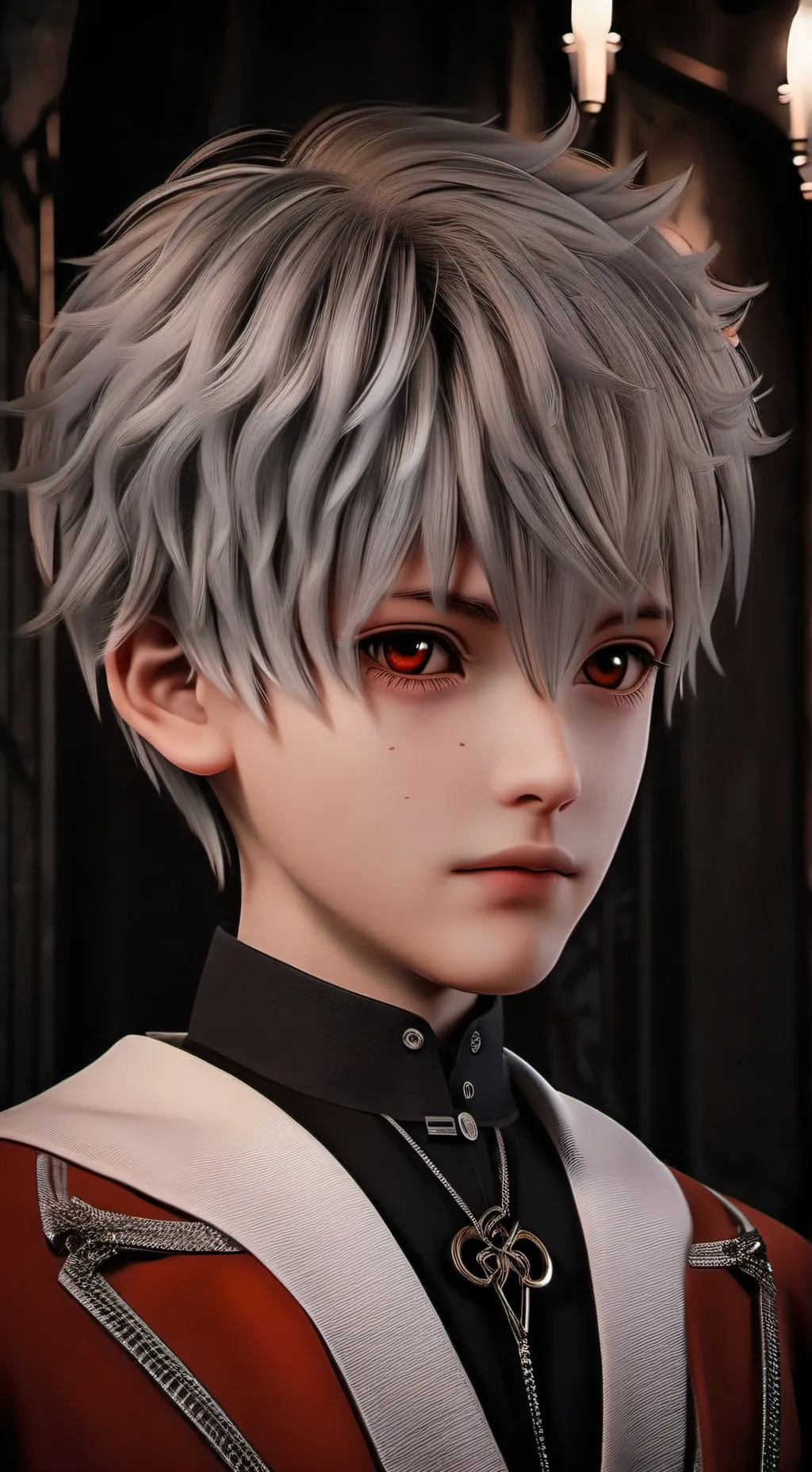 ai character: Ghost Boy background