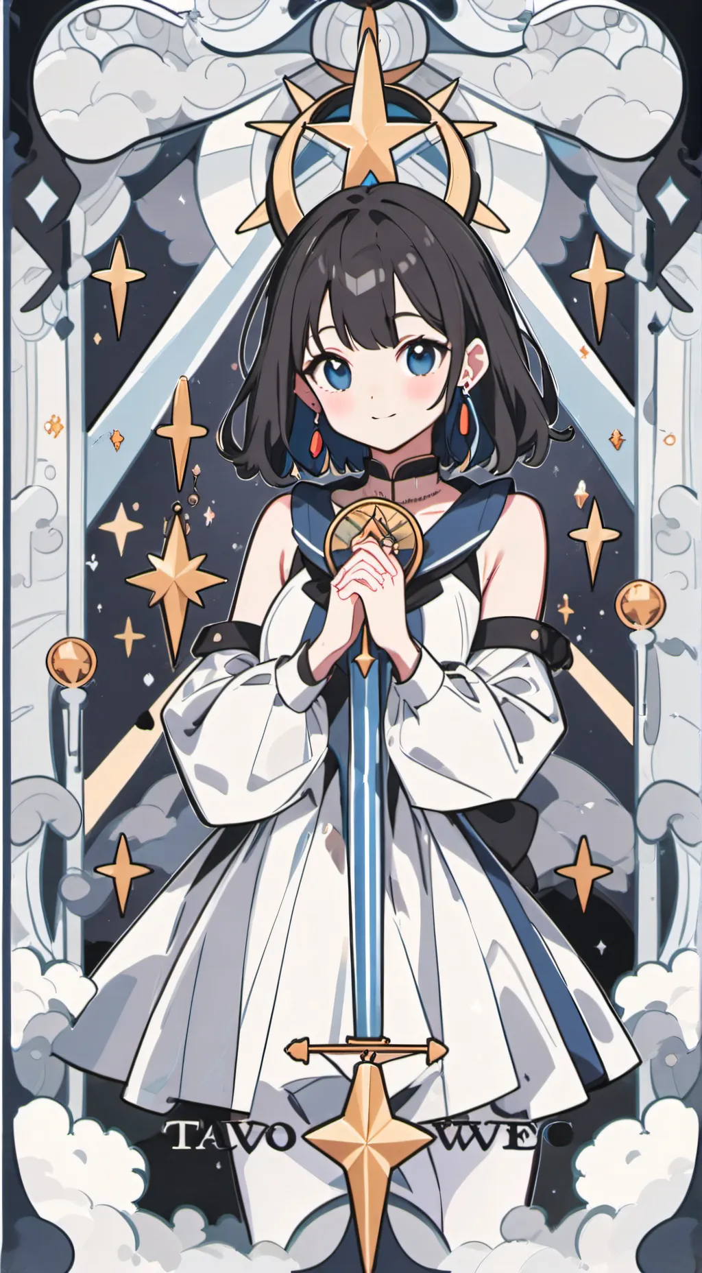 ai character: Witch Girl background