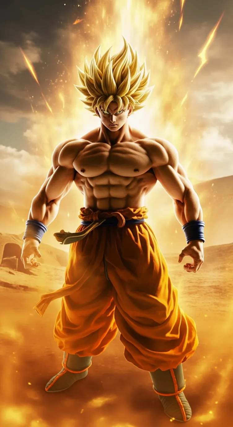 ai character: Goku  background