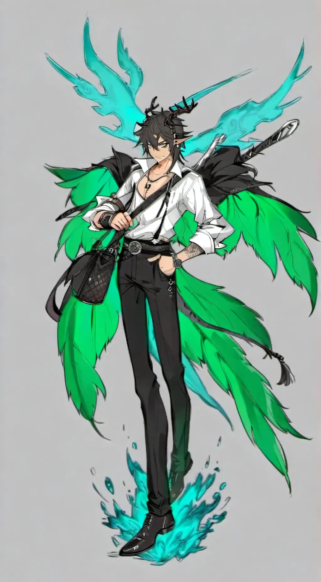 ai character: Keith  background