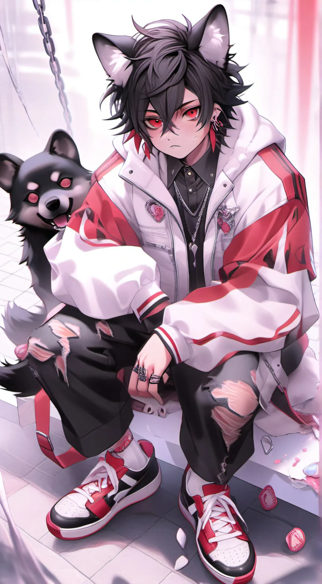 ai character: ❤Caleb❤ background