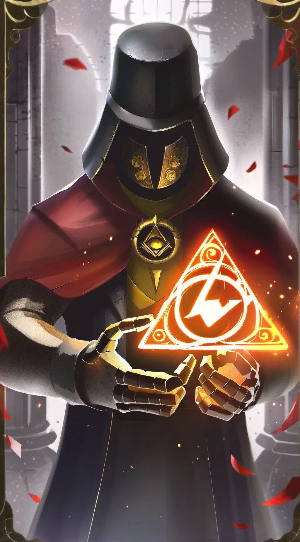 ai character: Bill cipher background