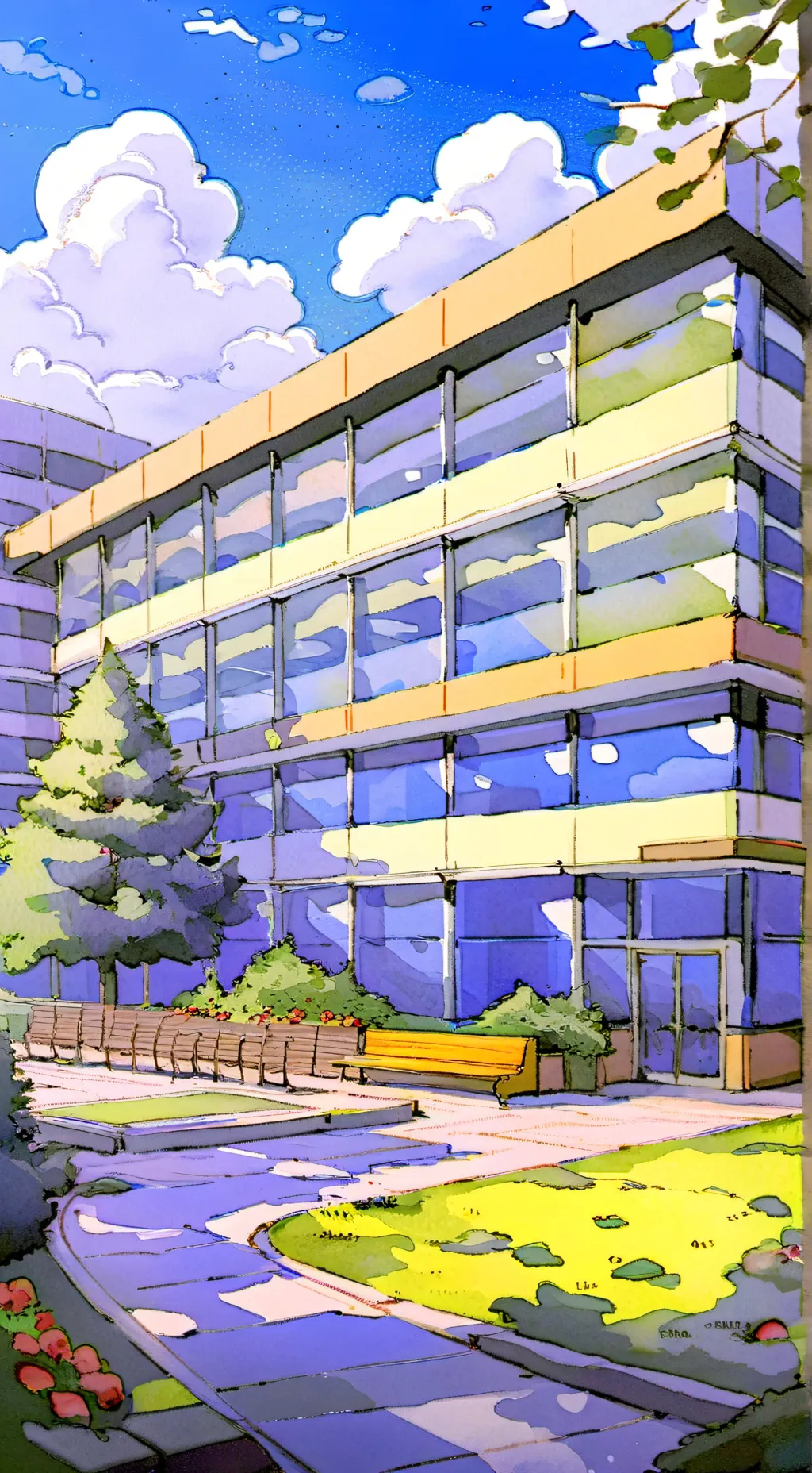 ai character: Schools background