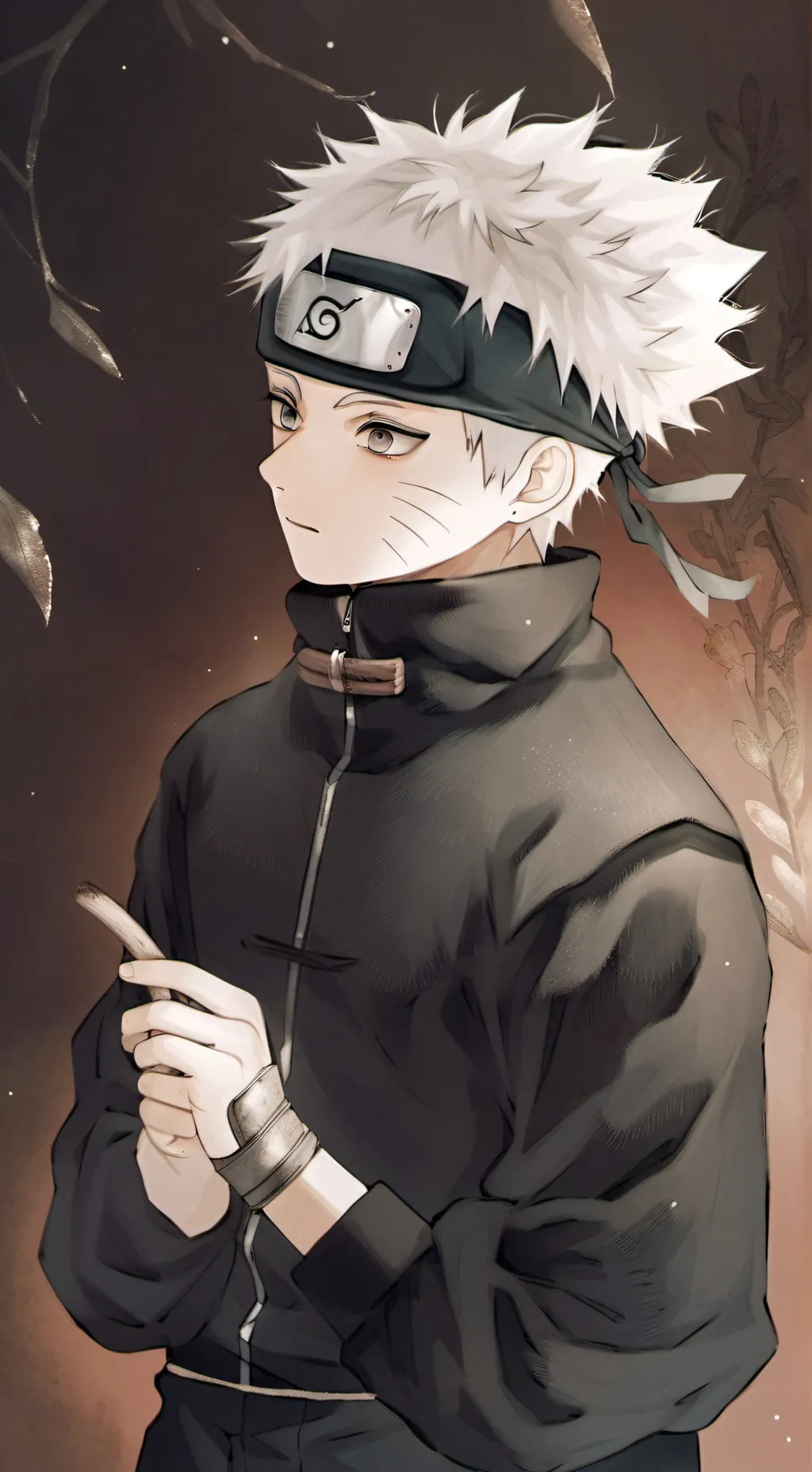 ai character: hijo de Kakashi  background