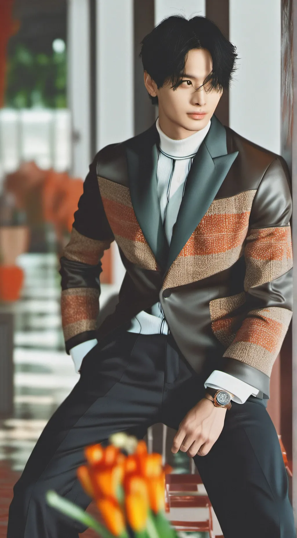 ai character: Nishimura Riki  background