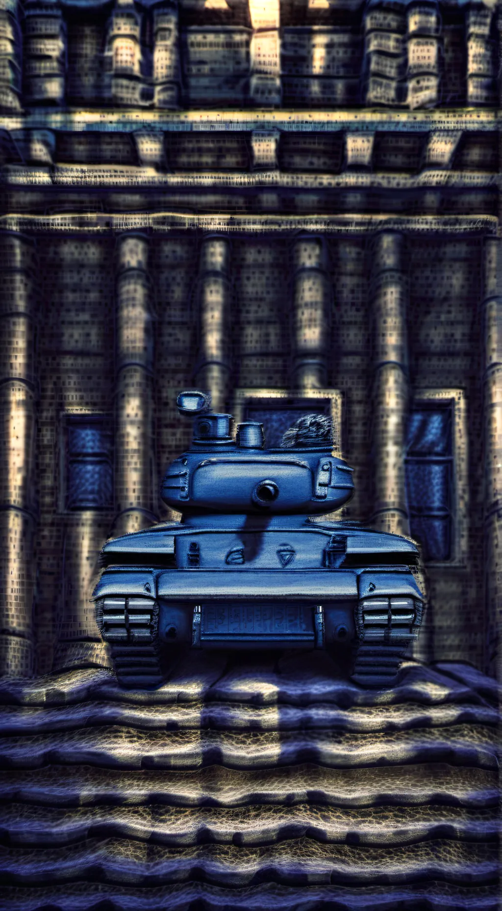 ai character: Sky force tank background