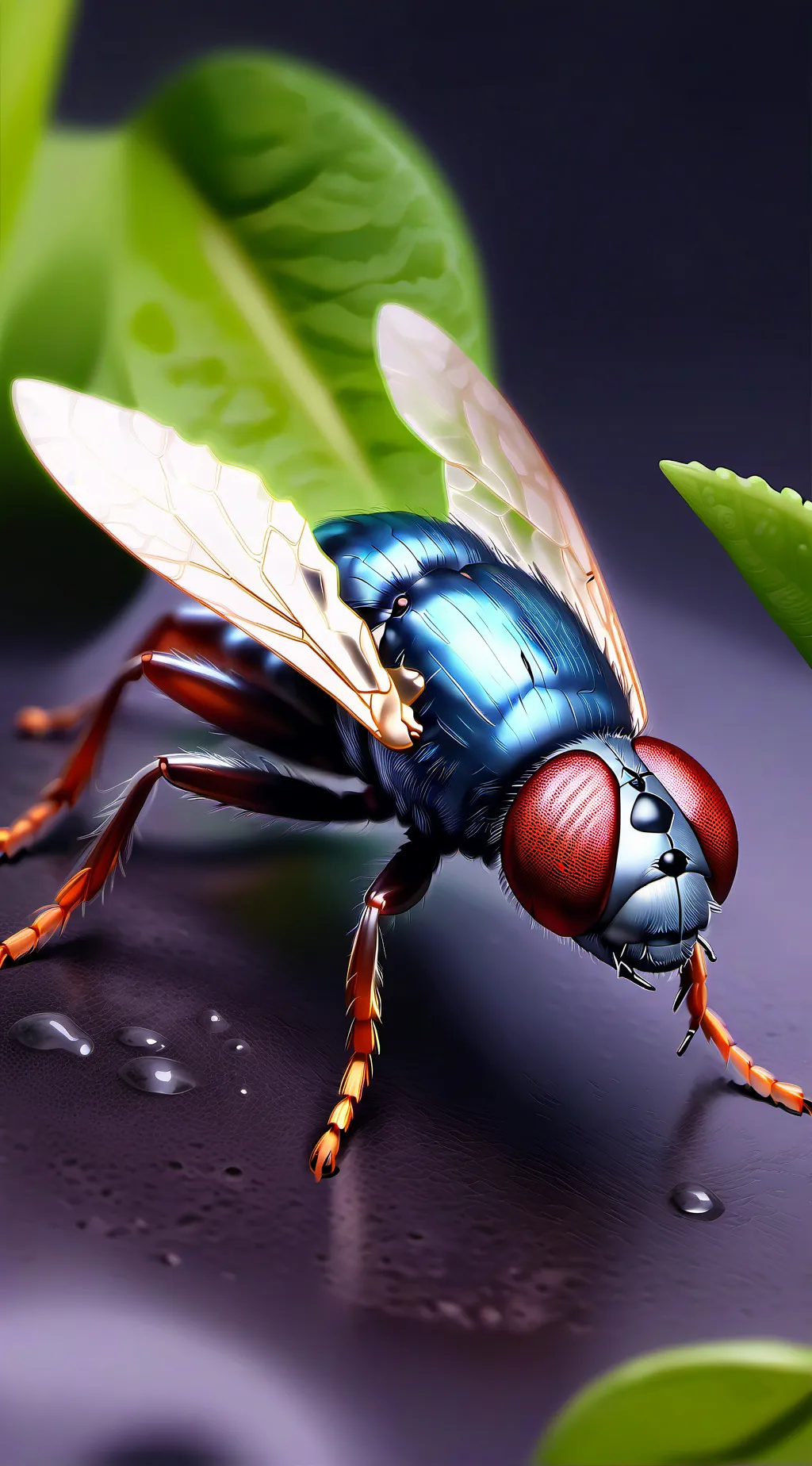 ai character: mosca background