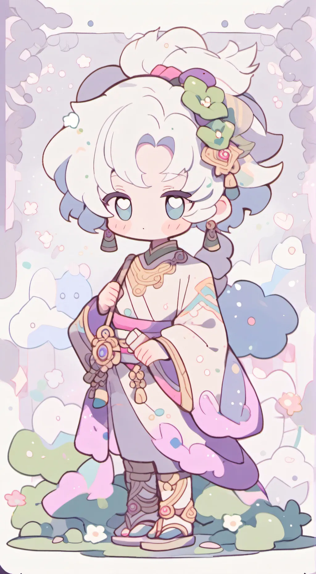 ai character: pvz stone person?! background