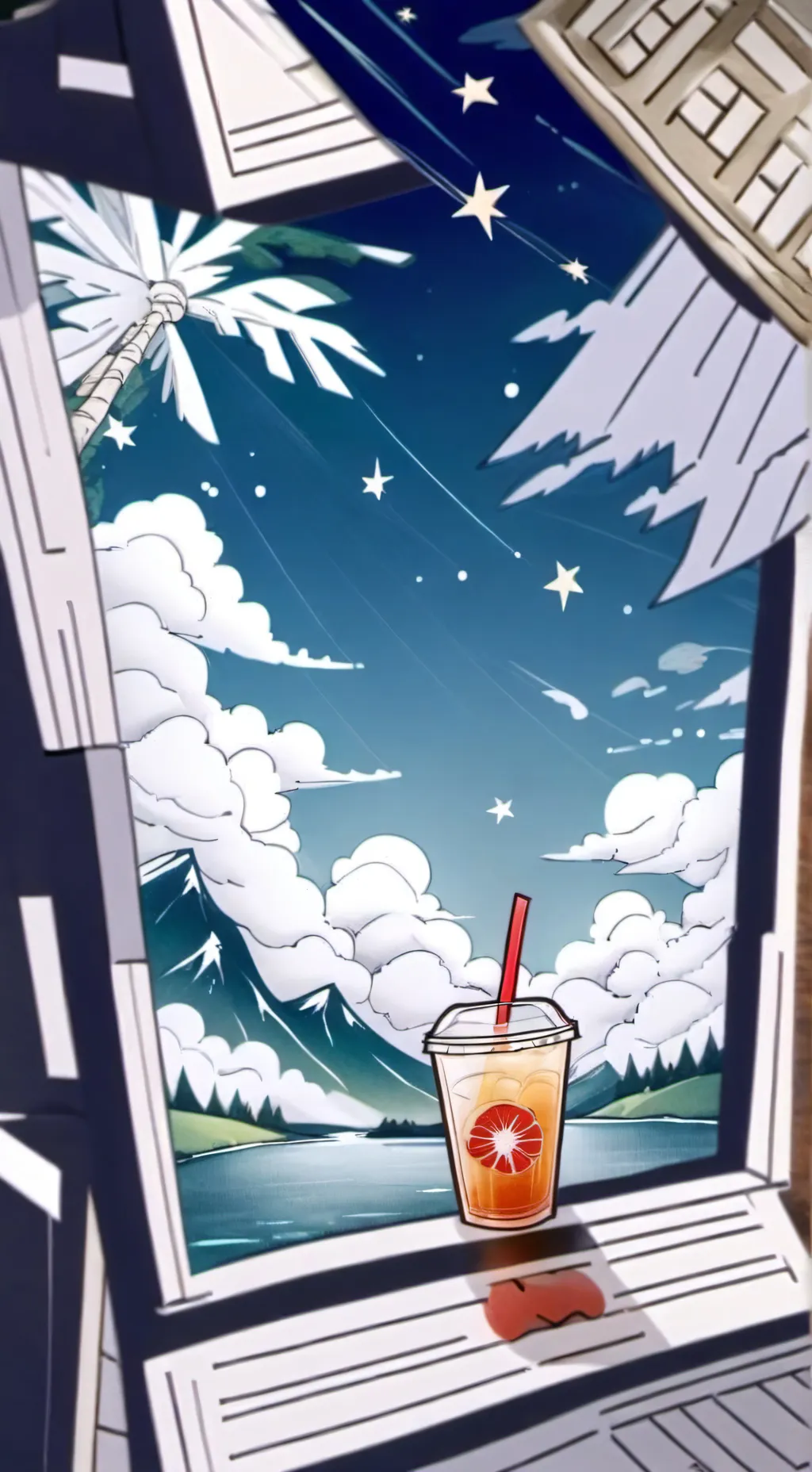 ai character: Fanta background