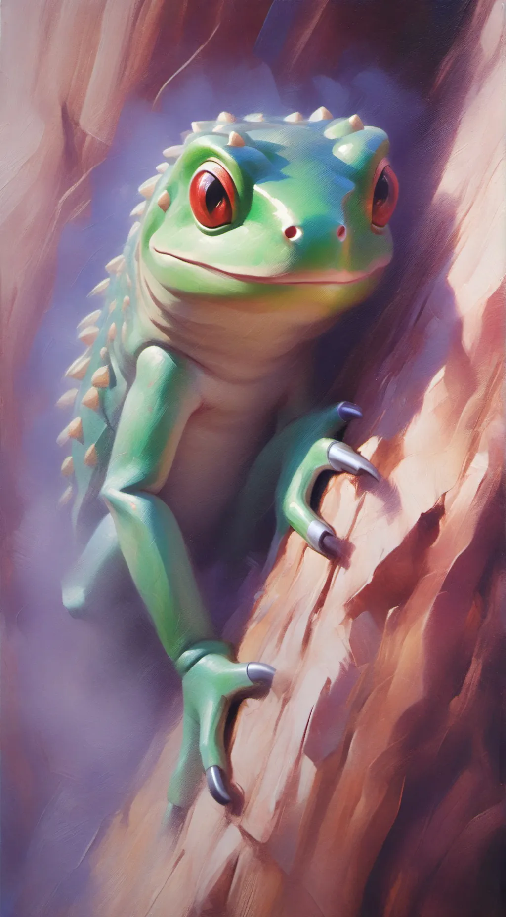 ai character: mr lizard  background