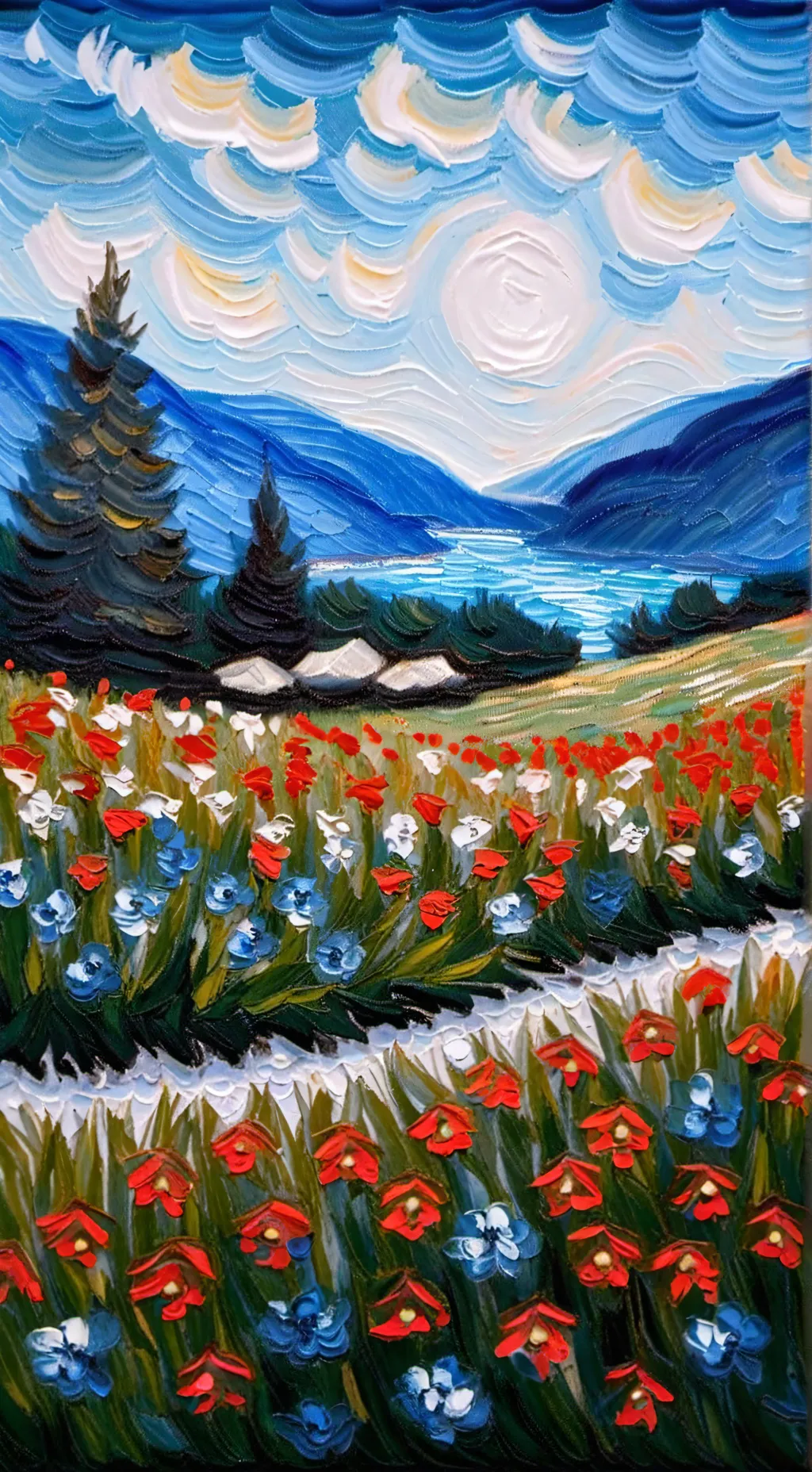 ai character: Flower(S1 GIRLS) background