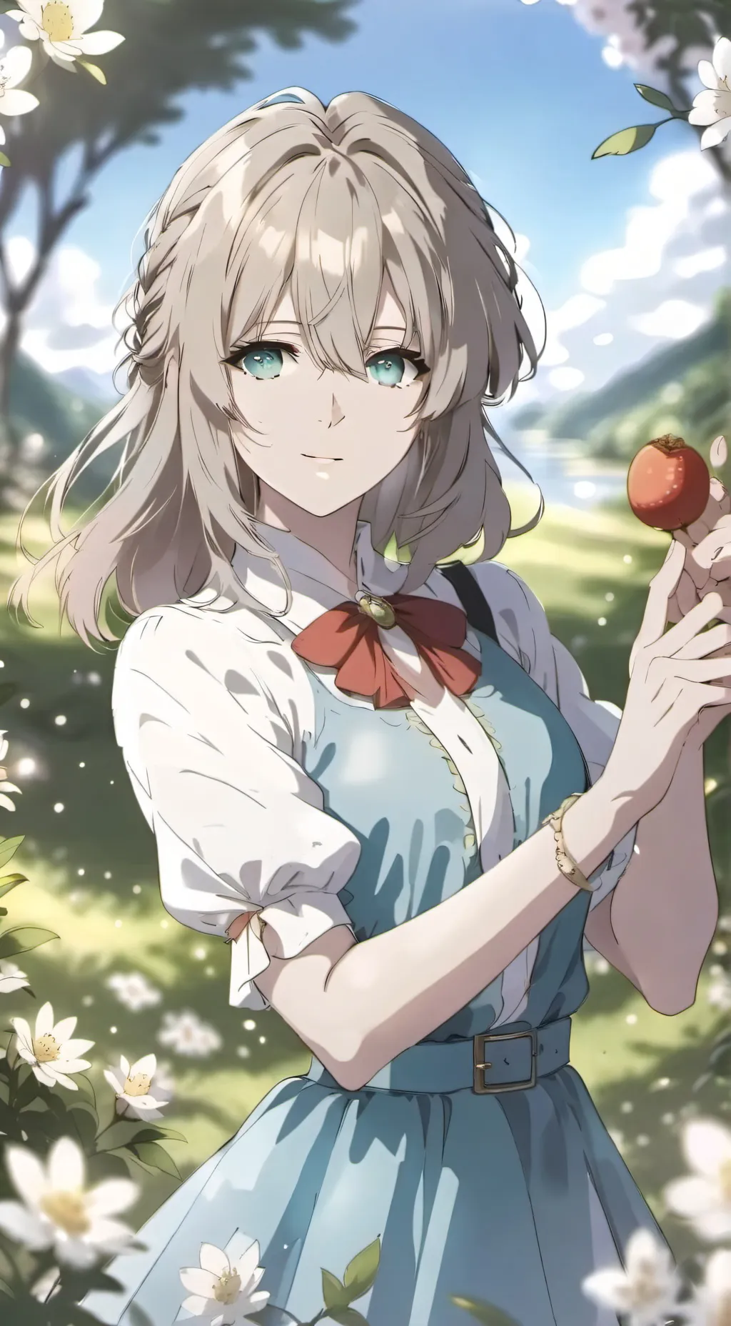 ai character: figure background