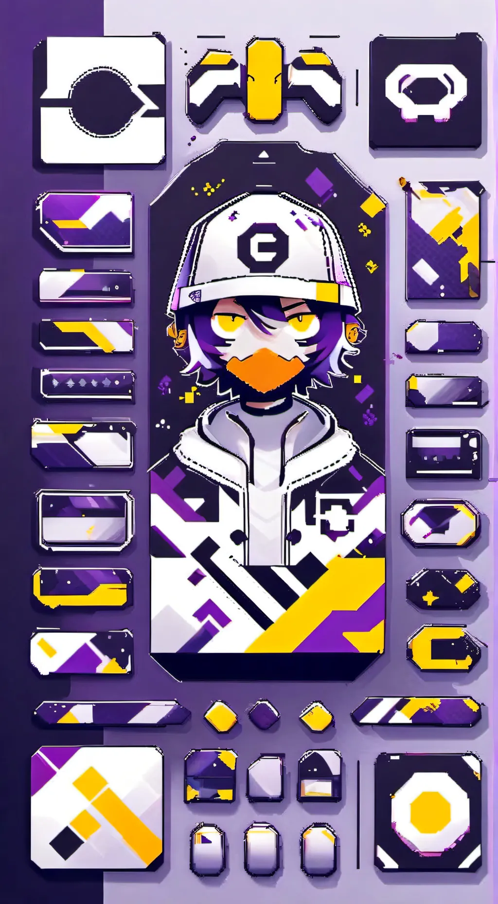 ai character: uzi background