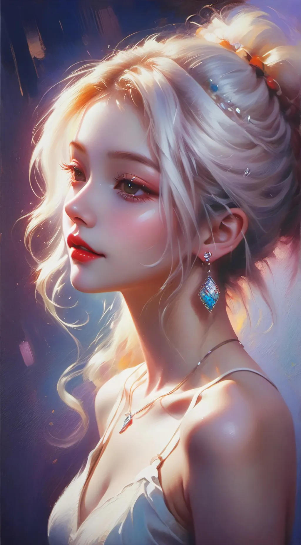 ai character: Ángela  background