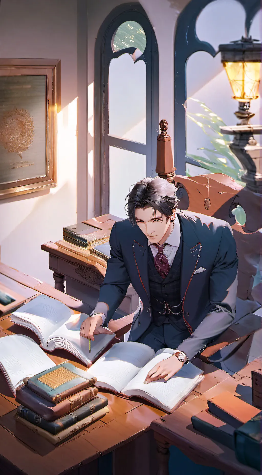 ai character: DEATH RAILS background