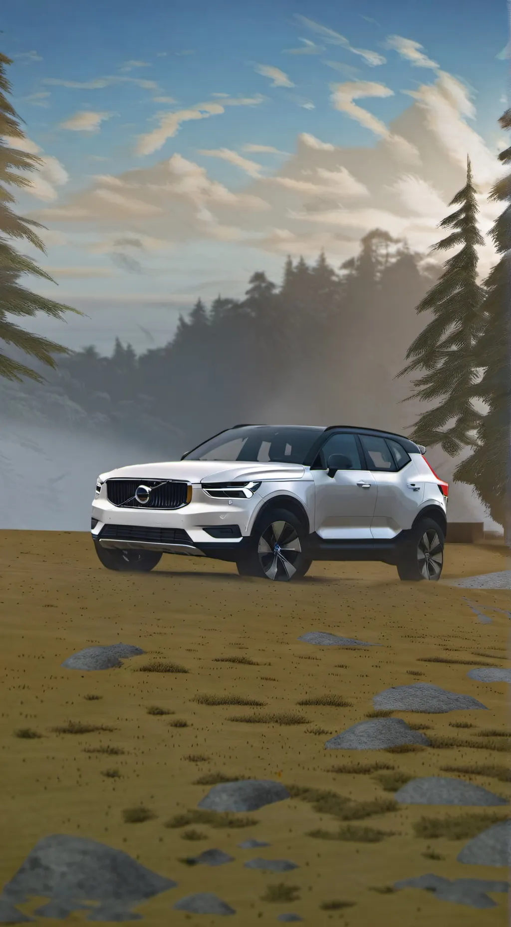 ai character: Volvo Xc40 background