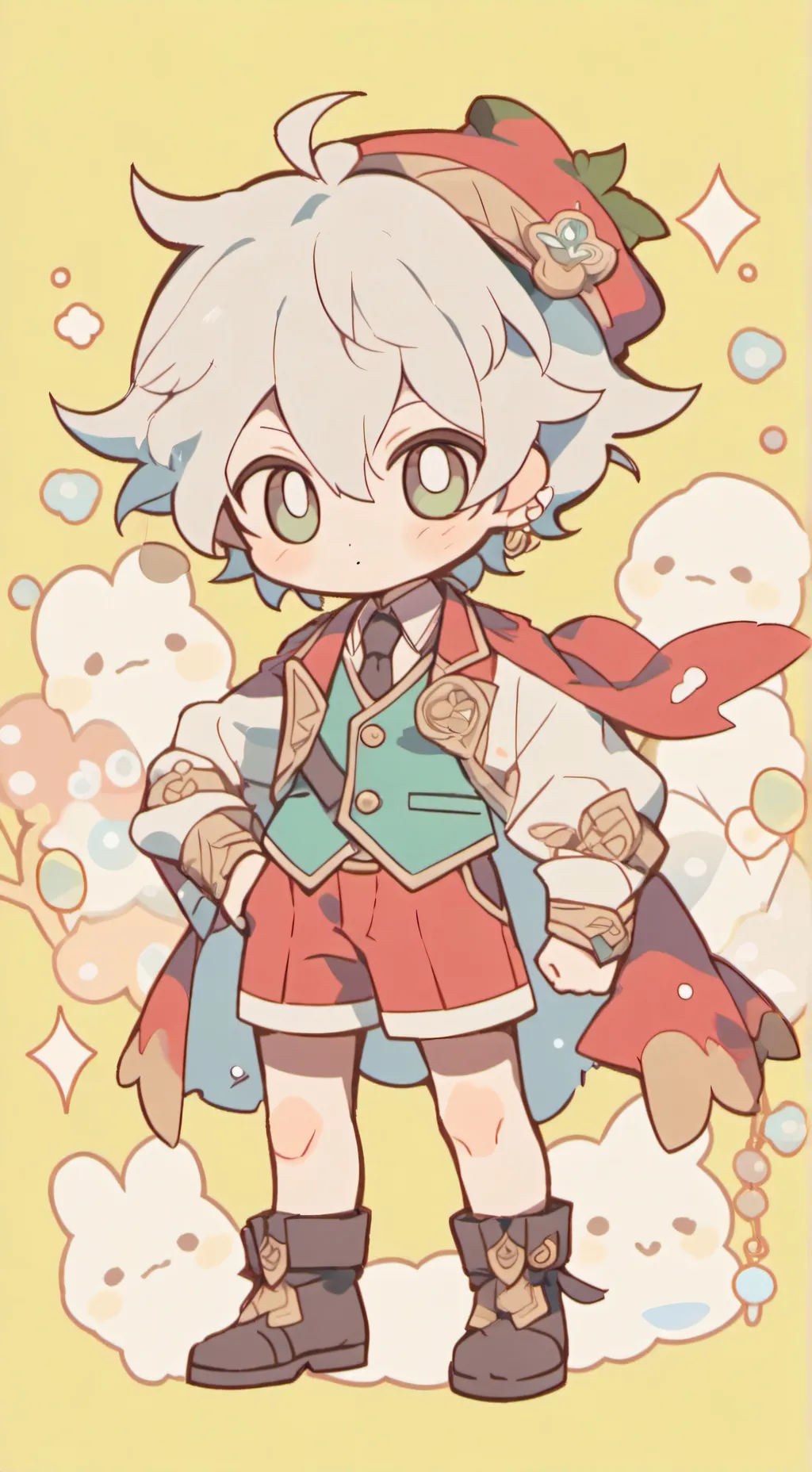 ai character: Kenny  background