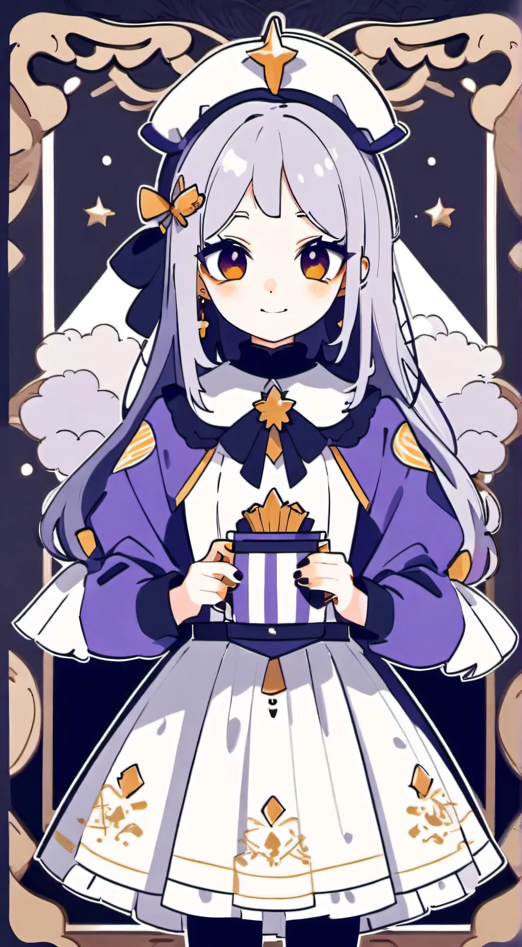 ai character: dust sans background