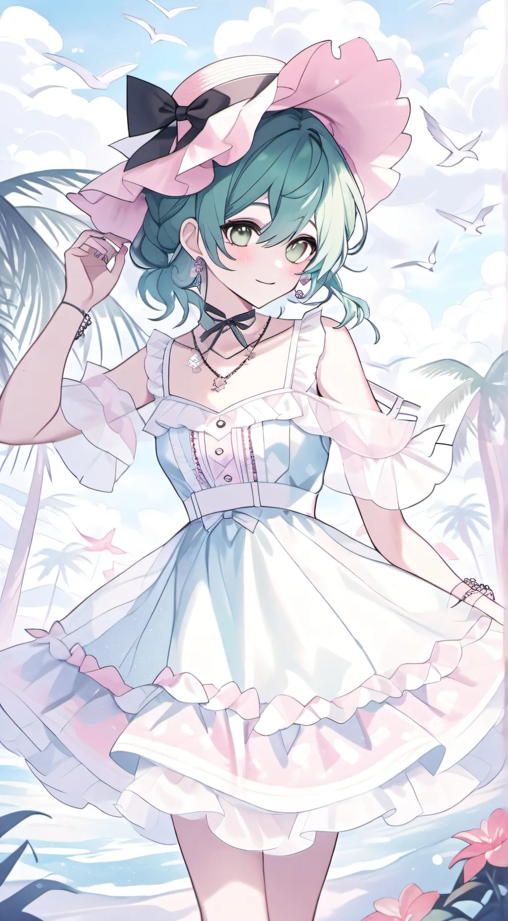 ai character: Mha playa background