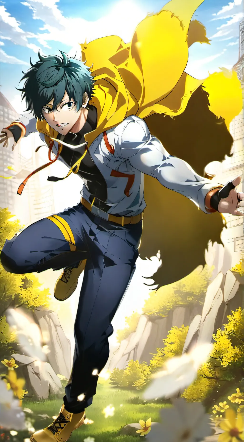 ai character: Mha kiss count background