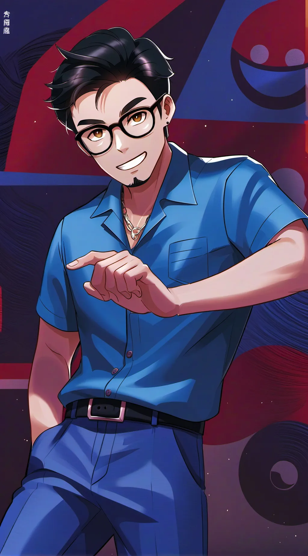 ai character: Steve background