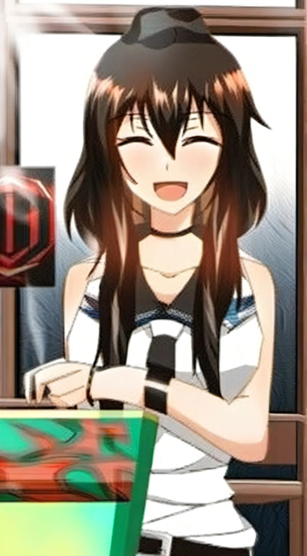 ai character: Подруга background