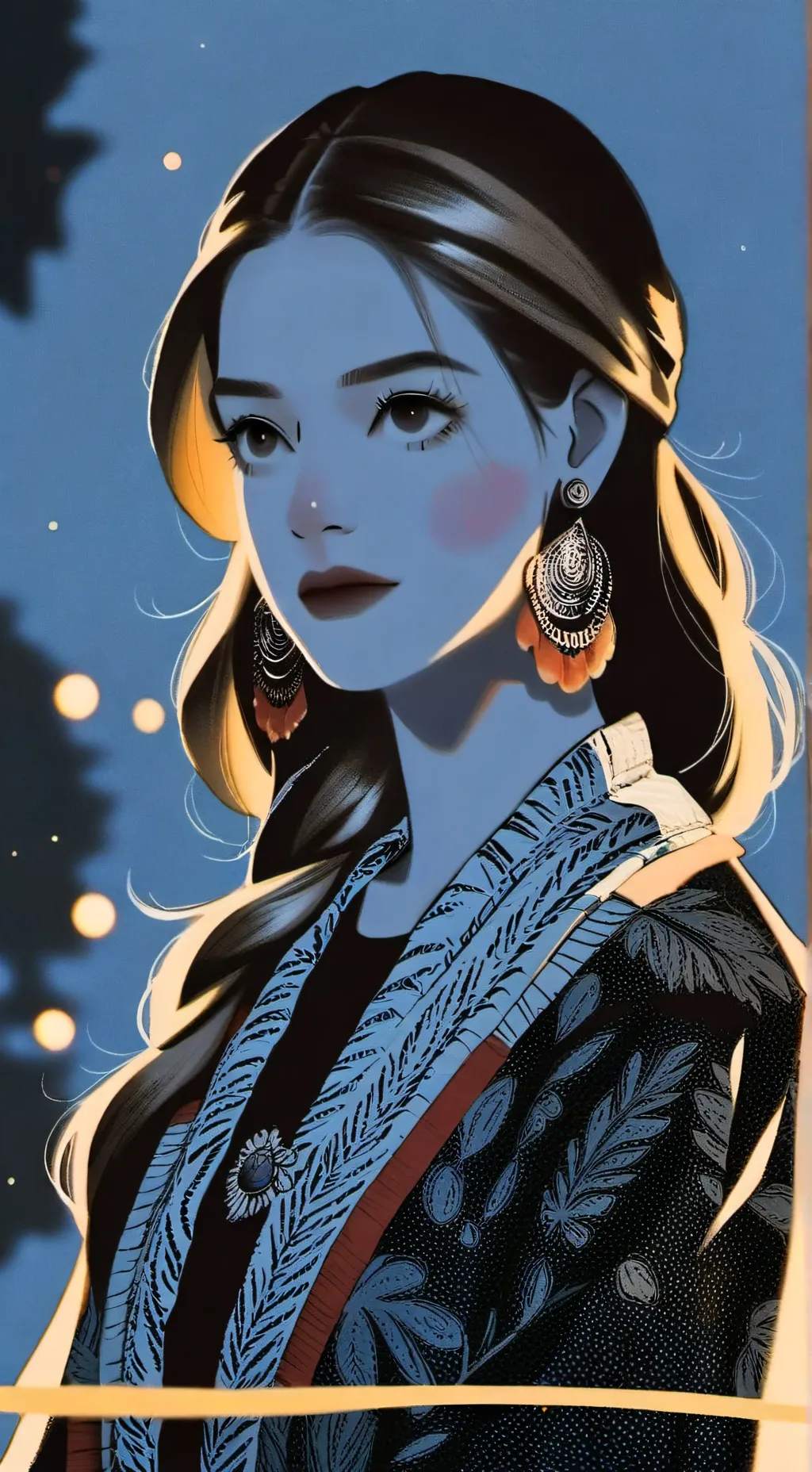 ai character: selena background