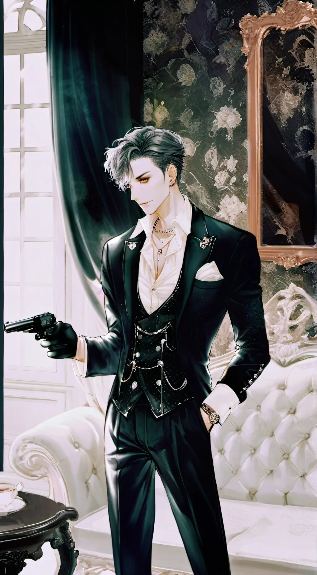 ai character: mafia husband~ background