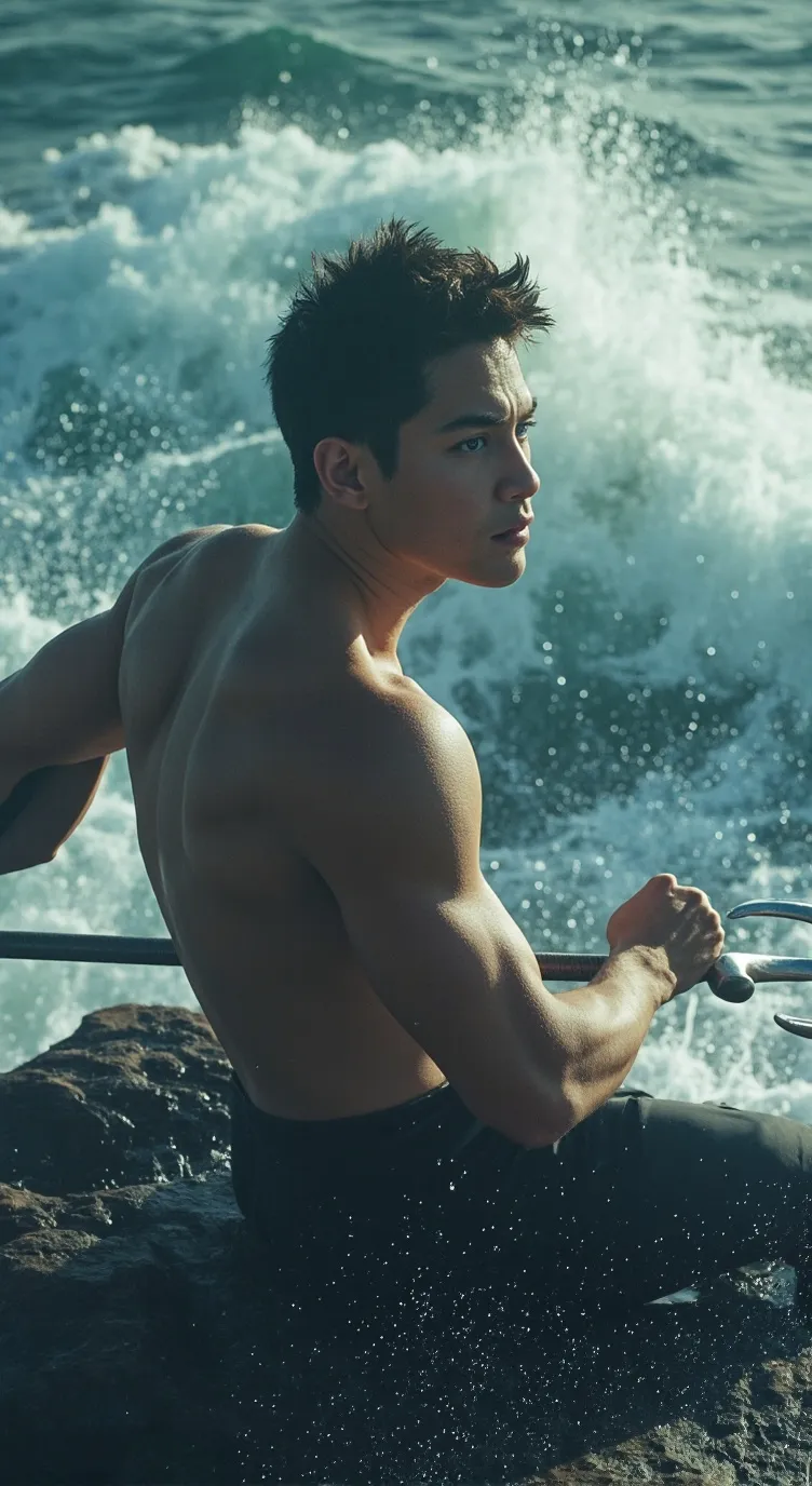 ai character: Poséidon background